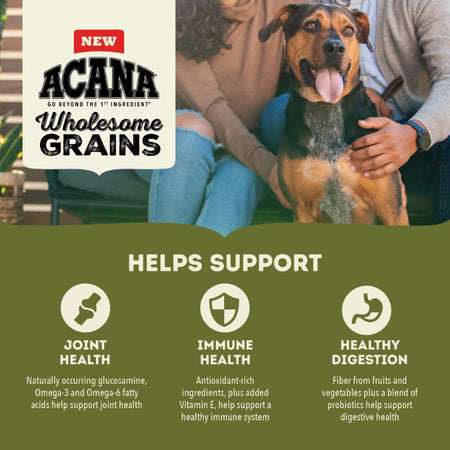 Acana Wholesome Grains Large Breed Adult Recipe Dry Dog Food