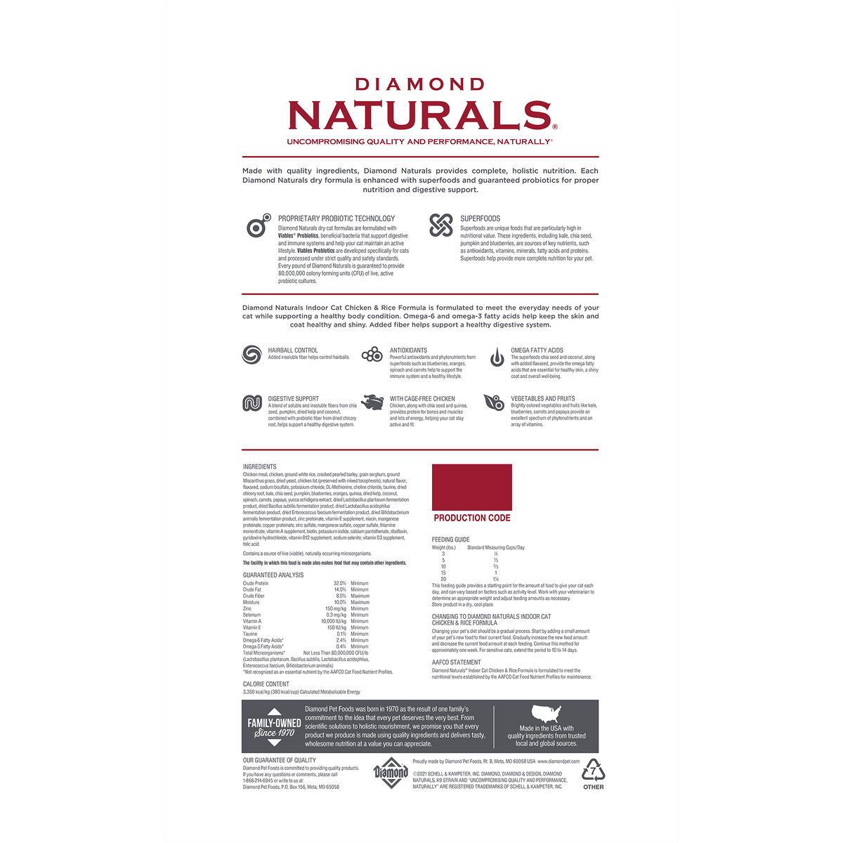 Natural diamond cat food hotsell