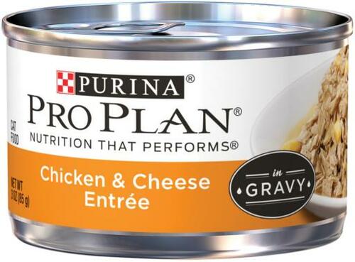 Purina Pro Plan Chicken Cheese Entr e in Gravy Wet Cat Food