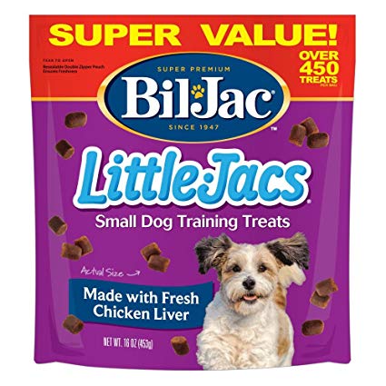 Bil Jac Little Jacs with Chicken Liver Soft Dog Treats Des