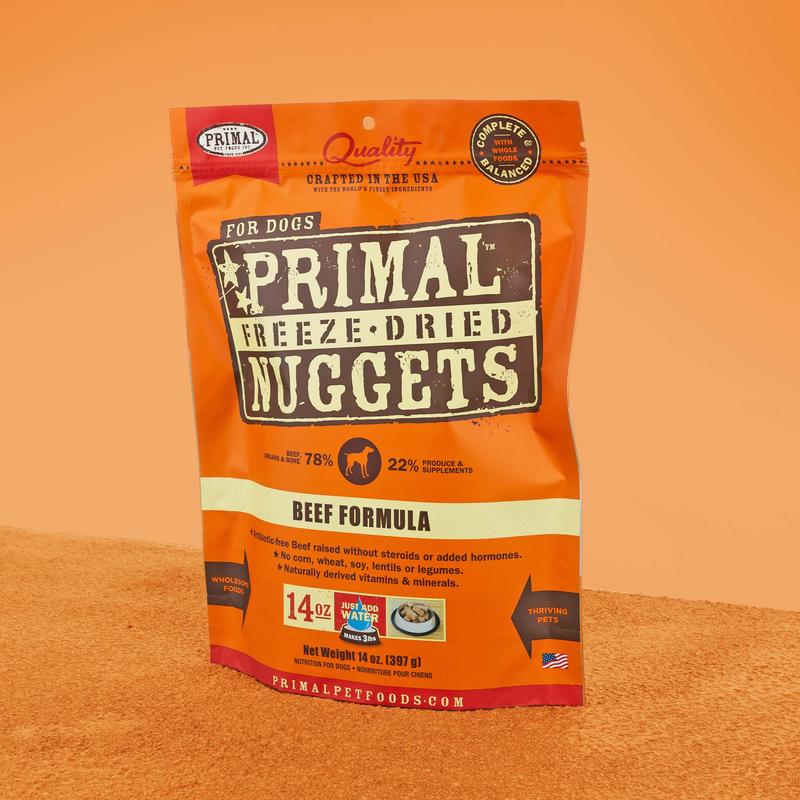 Primal Raw Freeze Dried Beef Formula for Dogs