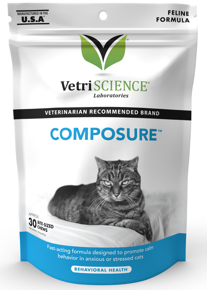 Vetriscience Composure Chicken Flavor for Cats Supplement Altoona IA Des Moines IA Urbandale IA West Des Moines IA Bone a Patreat