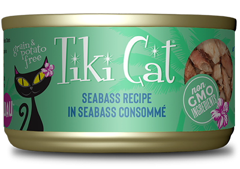 Tiki Cat Oahu Luau Seabass Wet Cat Food Des Moines IA West