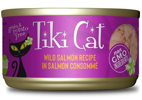 Tiki Cat Hanalei Luau Wild Salmon Wet Cat Food Des Moines IA