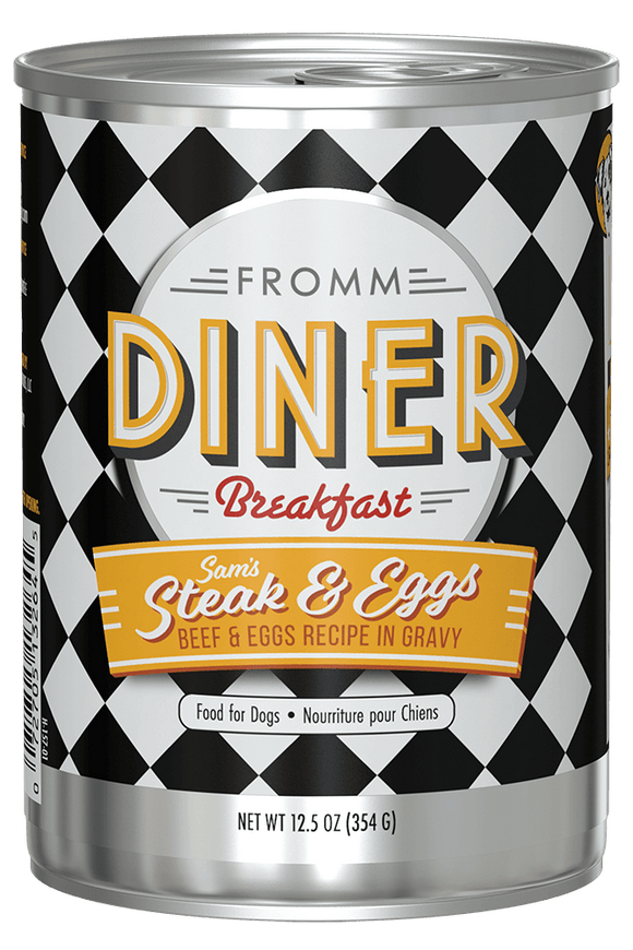 Fromm - Diner Breakfast Sam's Steak & Eggs Beef & Eggs in Gravy Wet Dog Food