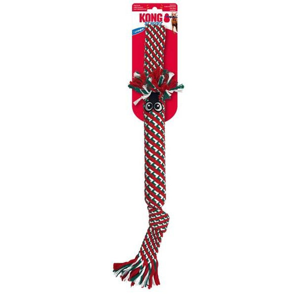 Kong - Holiday Large Scrubz Rope Dog Toy