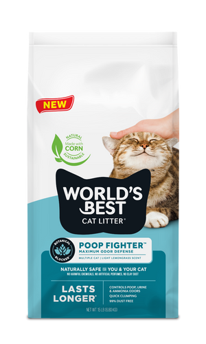 World's Best Cat Litter - Poop Fighter Cat Litter