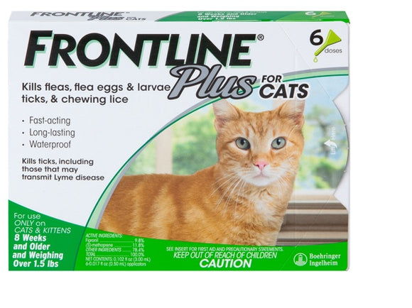 Frontline - Plus Flea and Tick Treatment for Kitten & Cat 3-pack