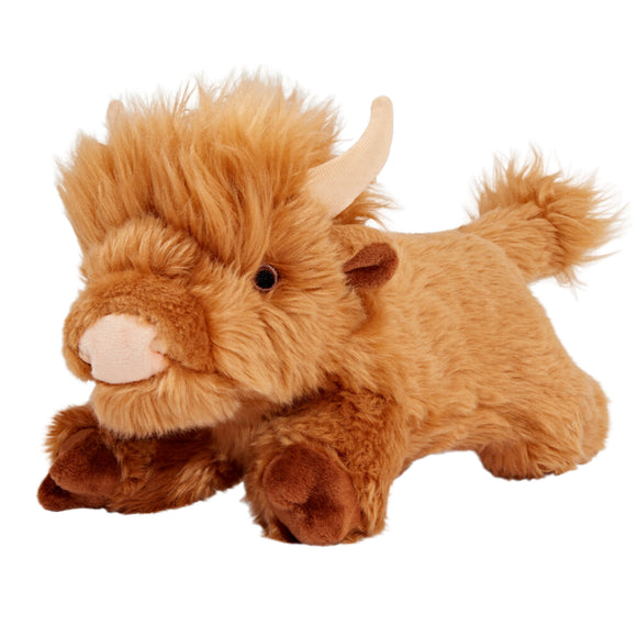 Fluff & Tuff - Shaggy Cow Dog Toy