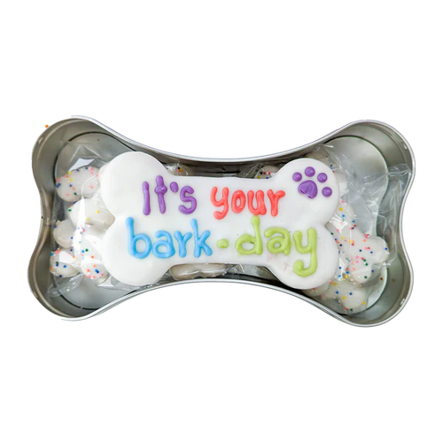 Bosco & Roxy's - It's your Bark-Day Tin Dog Treat