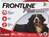 Frontline - Plus Flea and Tick Treatment for Dogs 3-pack