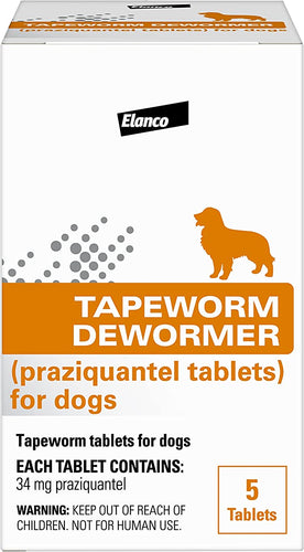 Elanco Tapeworm Dewormer praziquantel tablets for Dogs Altoona IA Des Moines IA Urbandale IA West Des Moines IA Bone a Patreat