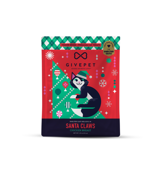 GivePet - Santa Claws Freeze-Dried Cat Treats