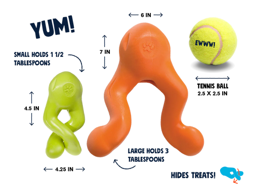 West Paw - Tizzi Treat Dog Toy