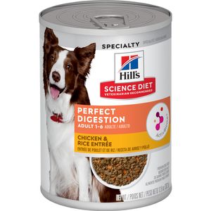 Hill's Science Diet - Adult Perfect Digestion Chicken & Rice Entree Minced Wet Dog Food