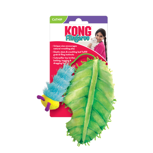 Kong - Flingaroo Catepillar Cat Toy