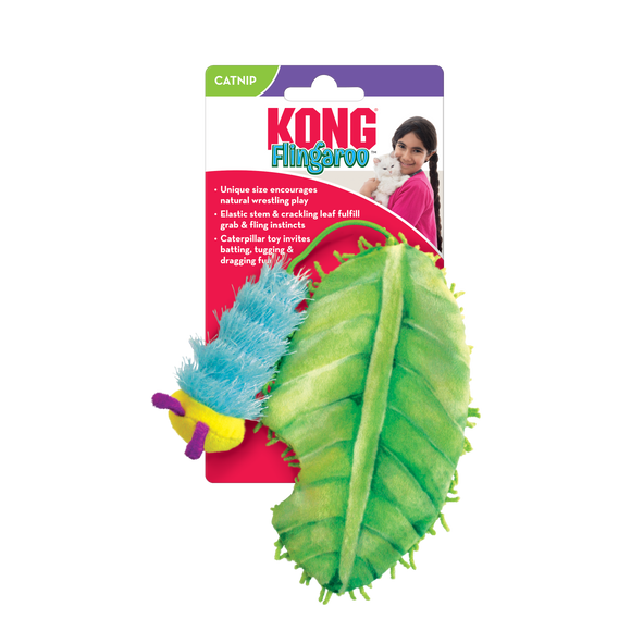 Kong - Flingaroo Catepillar Cat Toy