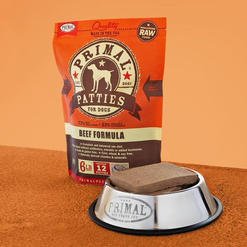 Primal - Beef Raw Frozen Food for Dogs - PICK UP ONLY