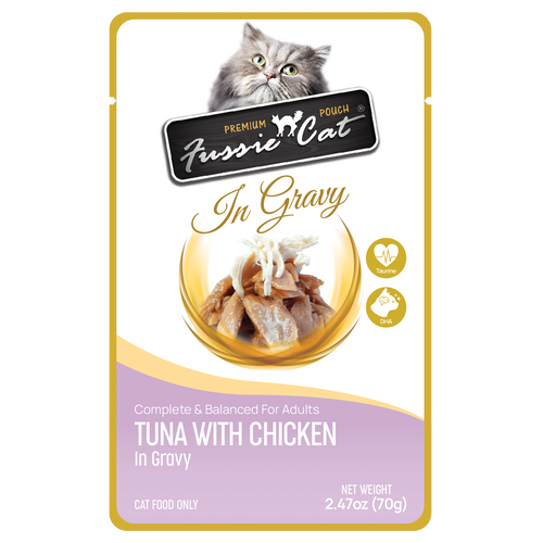 Fussie Cat - Tuna with Chicken in Gravy Wet Cat Food