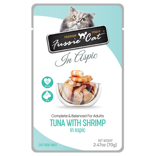 Fussie Cat - Tuna with Shrimp in Aspic Wet Cat Food