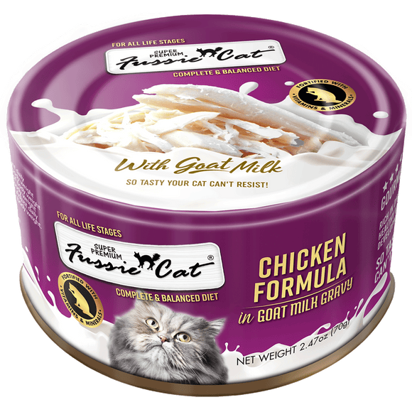 Fussie Cat - Chicken Formula in Goat Milk Gravy Wet Cat Food