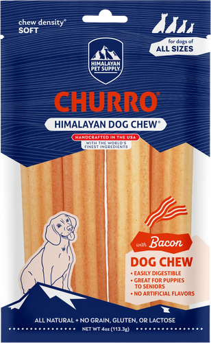 Himalayan Pet Supply - Bacon Churro Chew for Dogs