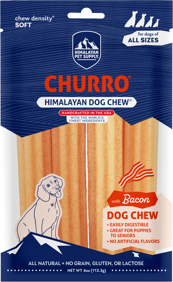 Himalayan Pet Supply - Bacon Churro Chew for Dogs