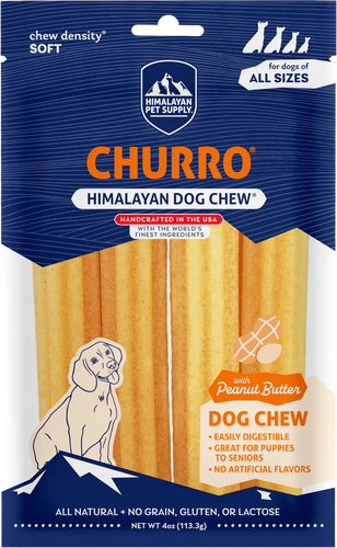 Himalayan Pet Supply - Churro Peanut Butter Chew for Dogs