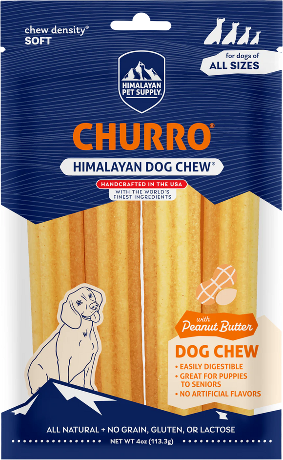 Himalayan Pet Supply - Churro Peanut Butter Chew for Dogs