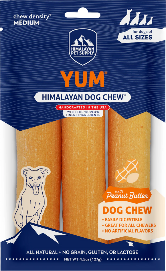 Himalayan Pet Supply - YUM Peanut Butter Dog Chew