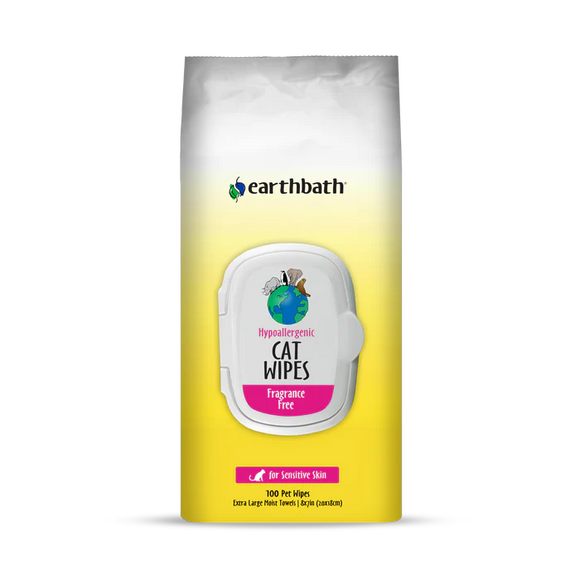 EarthBath - Hypoallergenic Cat Wipes