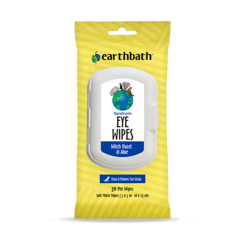 EarthBath - Hypoallergenic Eye Wipes for Pets