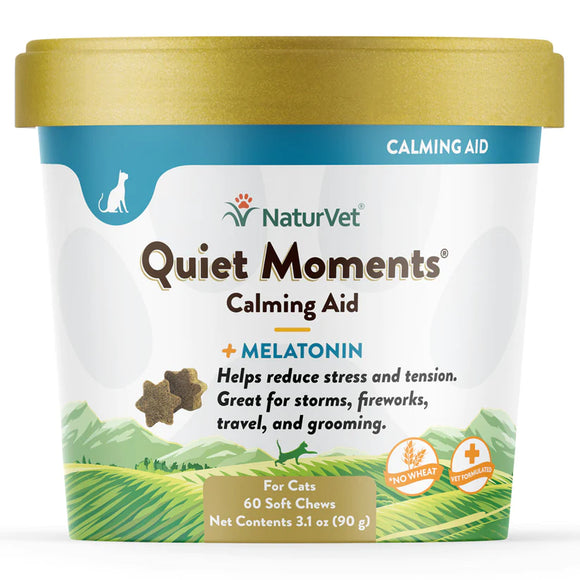 NaturVet - Quiet Moments Soft Chews for Cats