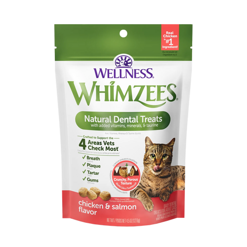 Whimzees - Chicken & Salmon Flavor Dental Treats for Cats