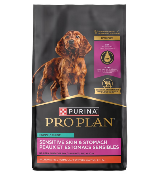 Purina Pro Plan - Puppy Sensitive Skin & Stomach Salmon & Rice Formula Dry Dog Food