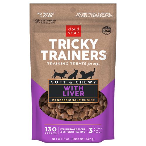 Cloud Star - Tricky Trainers Soft & Chewy with Liver Dog Treat