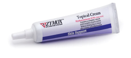 ZYMOX - Topical Cream with 0.5% Hydrocortisone for Cats & Dogs