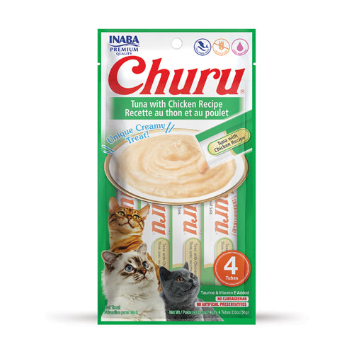 Inaba - Churu Tuna with Chicken Recipe Cat Treat