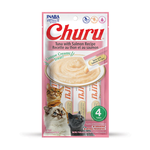 Inaba - Churu Tuna with Salmon Recipe Cat Treat