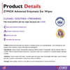 ZYMOX - Advanced Enzymatic Ear Wipes for Cats & Dogs