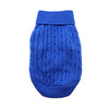 Doggie Design - Combed Cotton Cable Knit Riverside Blue Dog Sweater