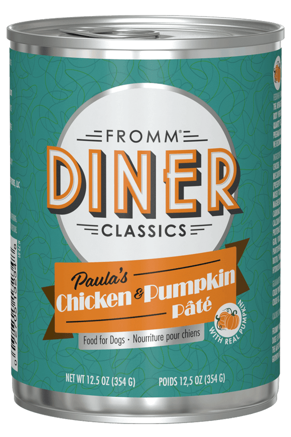 Fromm - Diner Classics Paula's Chicken & Pumpkin Pate Wet Dog Food