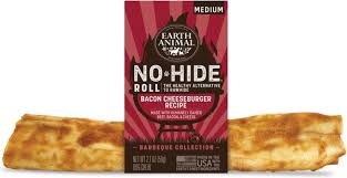 Earth Animal - No-Hide Bacon Cheeseburger Rolls Dog Treat