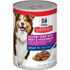 Hill's Science Diet - Senior Adult 7+ Savory Stew with Beef & Vegetables Wet Dog Food