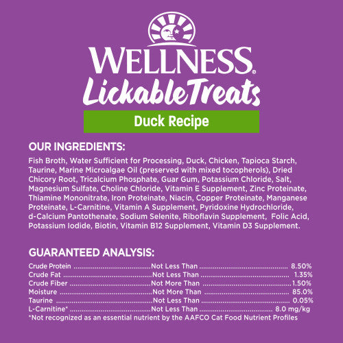 Wellness - Duck Lickable Cat Treat