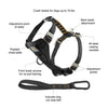 Kurgo - Enhanced Strength Tru-Fit Dog Car Harness