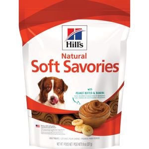 Hill’s Science Diet - Natural Soft Savories with Peanut Butter & Banana Dog Treats