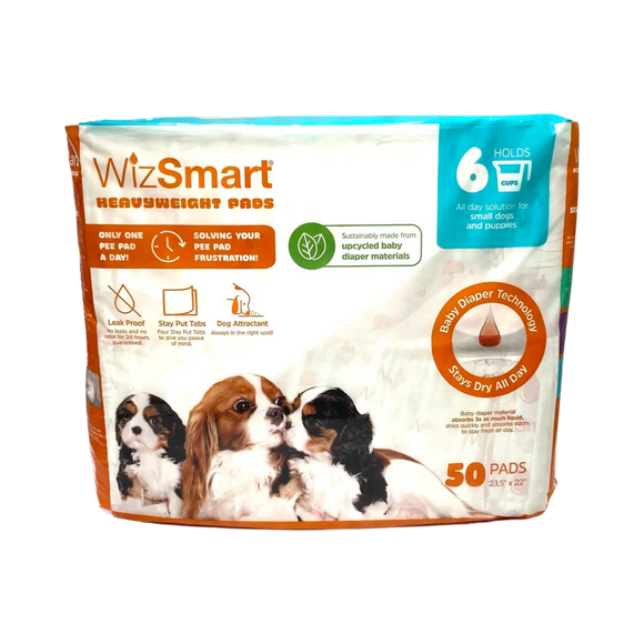 WizSmart -  Heavyweight Dog Pads (6 cups)