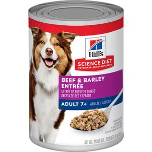 Hill's Science Diet - Senior Adult 7+ Beef & Barley Entree Wet Dog Food