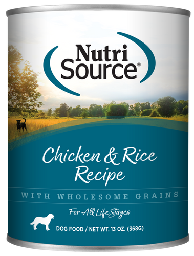 NutriSource Adult Chicken Rice Formula Wet Dog Food Altoona IA Des Moines IA Urbandale IA West Des Moines IA Bone a Patreat